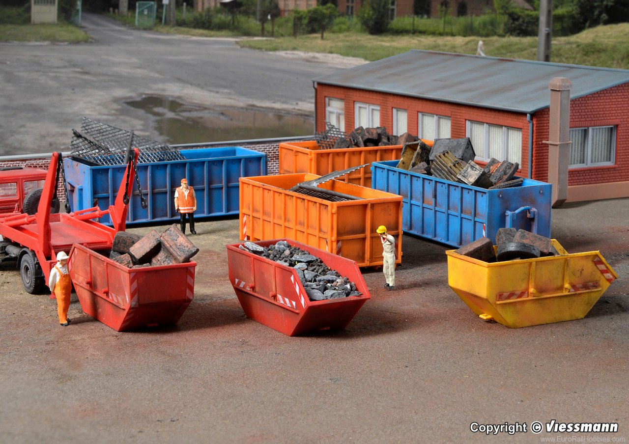 Kibri 38648 H0 Deco-Set container assortment