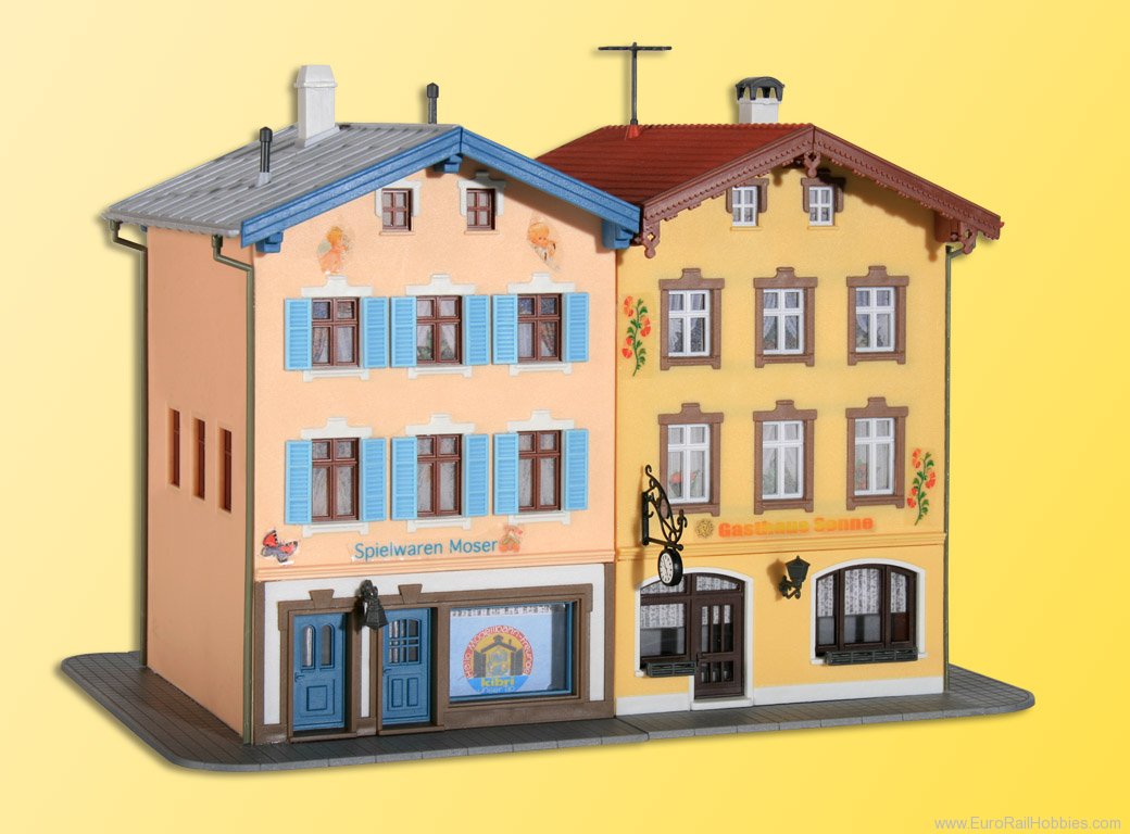 Kibri 38819 H0 Toyshop Moser and Guesthouse Sonne in Tolz