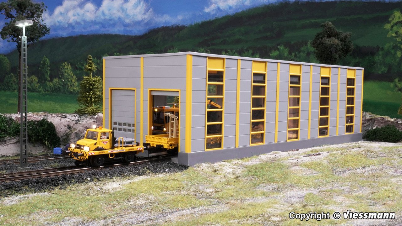 Kibri 39252 Maintenance hangar GleisBau, modern â Ki