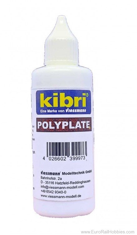 Kibri 39997 Polyplate glue, 80 ml