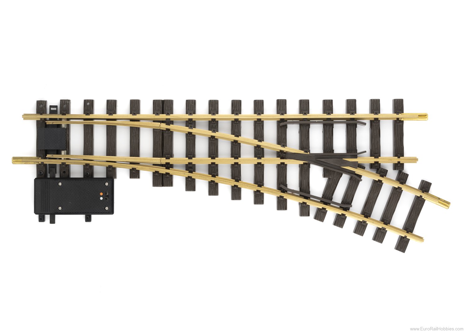 LGB 16050 Right Electric Turnout, R3, 22.5Â°