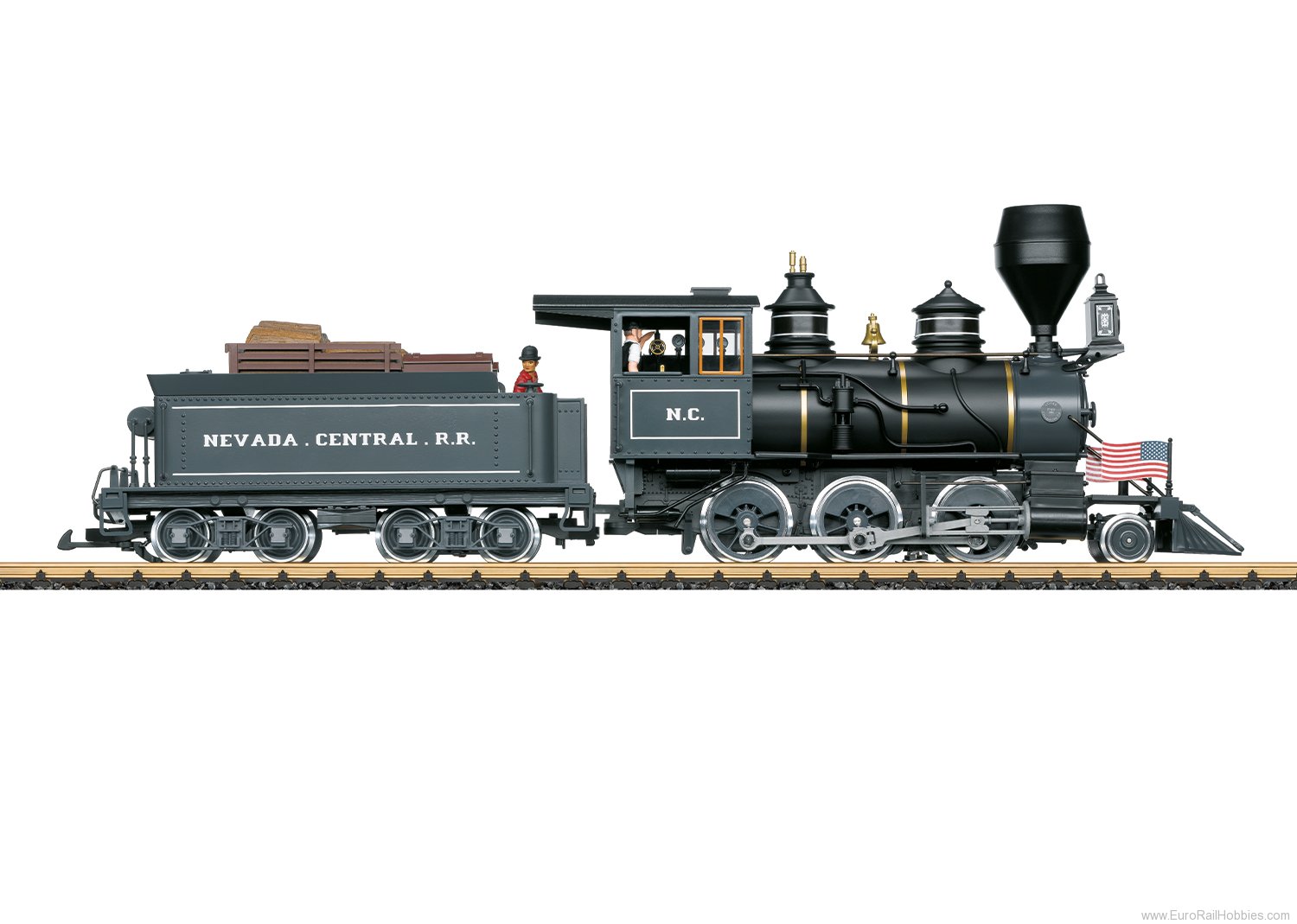 LGB 20284 Nevada Central RR Steam Mogul (DCC/MFX w/Soun