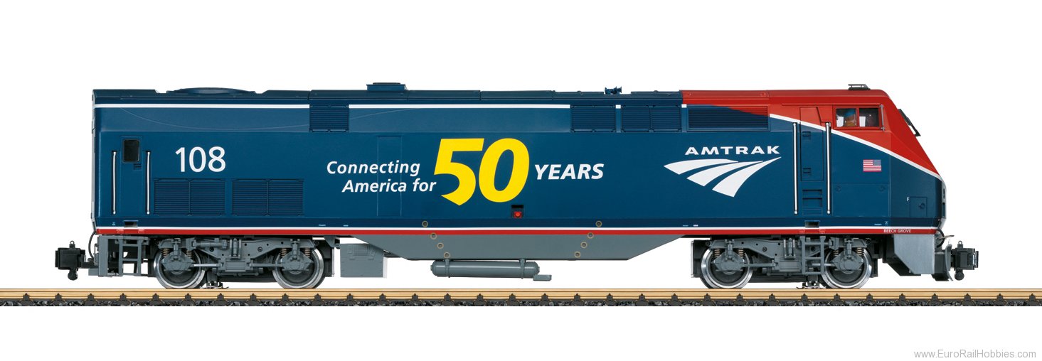 LGB 20494 Amtrak P42 Diesel Locomotive - 50th Anniversa