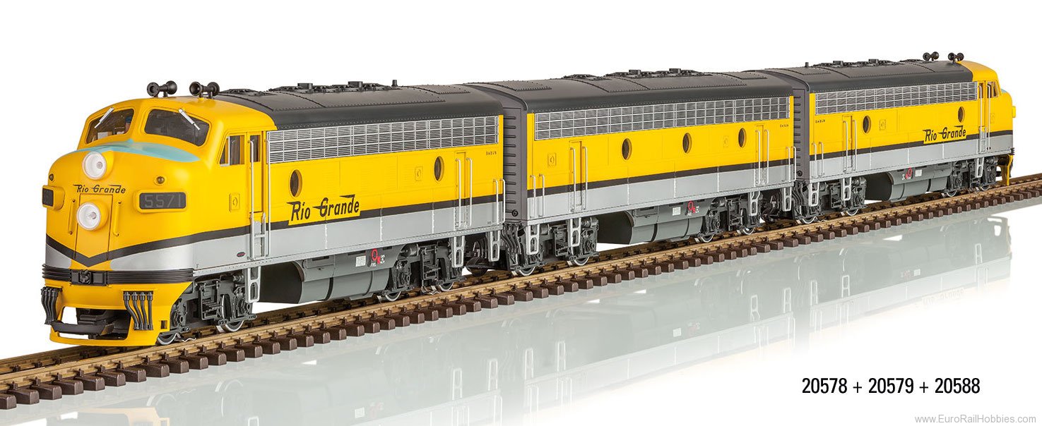 LGB 20578 DRGW F7 A Diesel Locomotive (Factory Sold Out