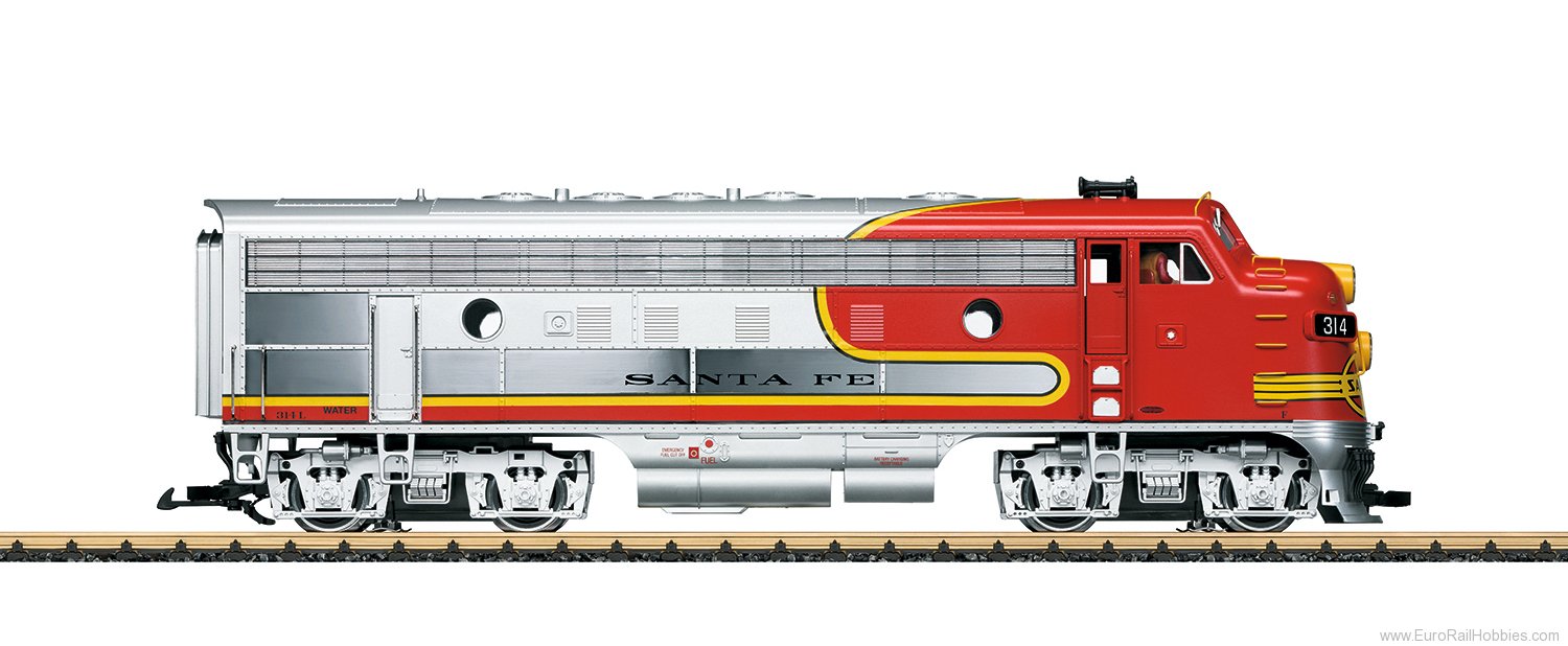 LGB 20583 LGB Santa Fe F7A Diesel Locomotive (DCC/MFX w
