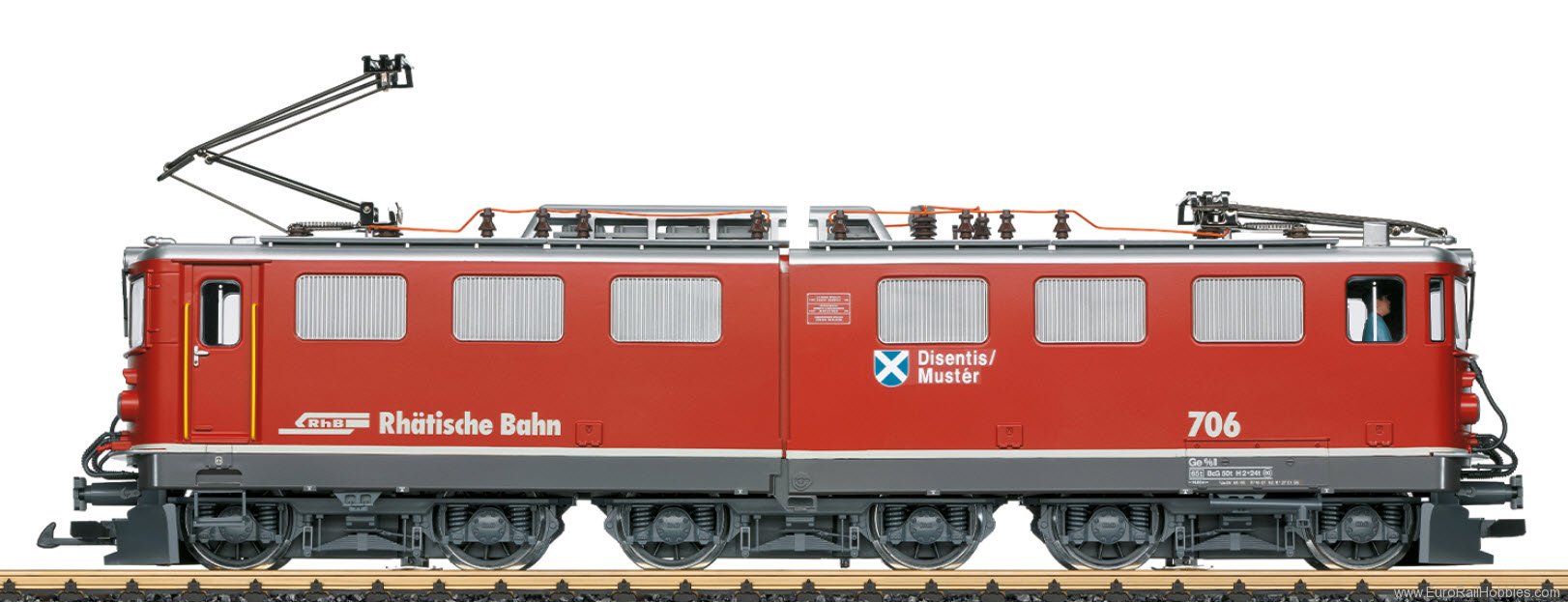 LGB 22065 RhB Ge 6/6 Electric Locomotive DCC/MFX w/Soun