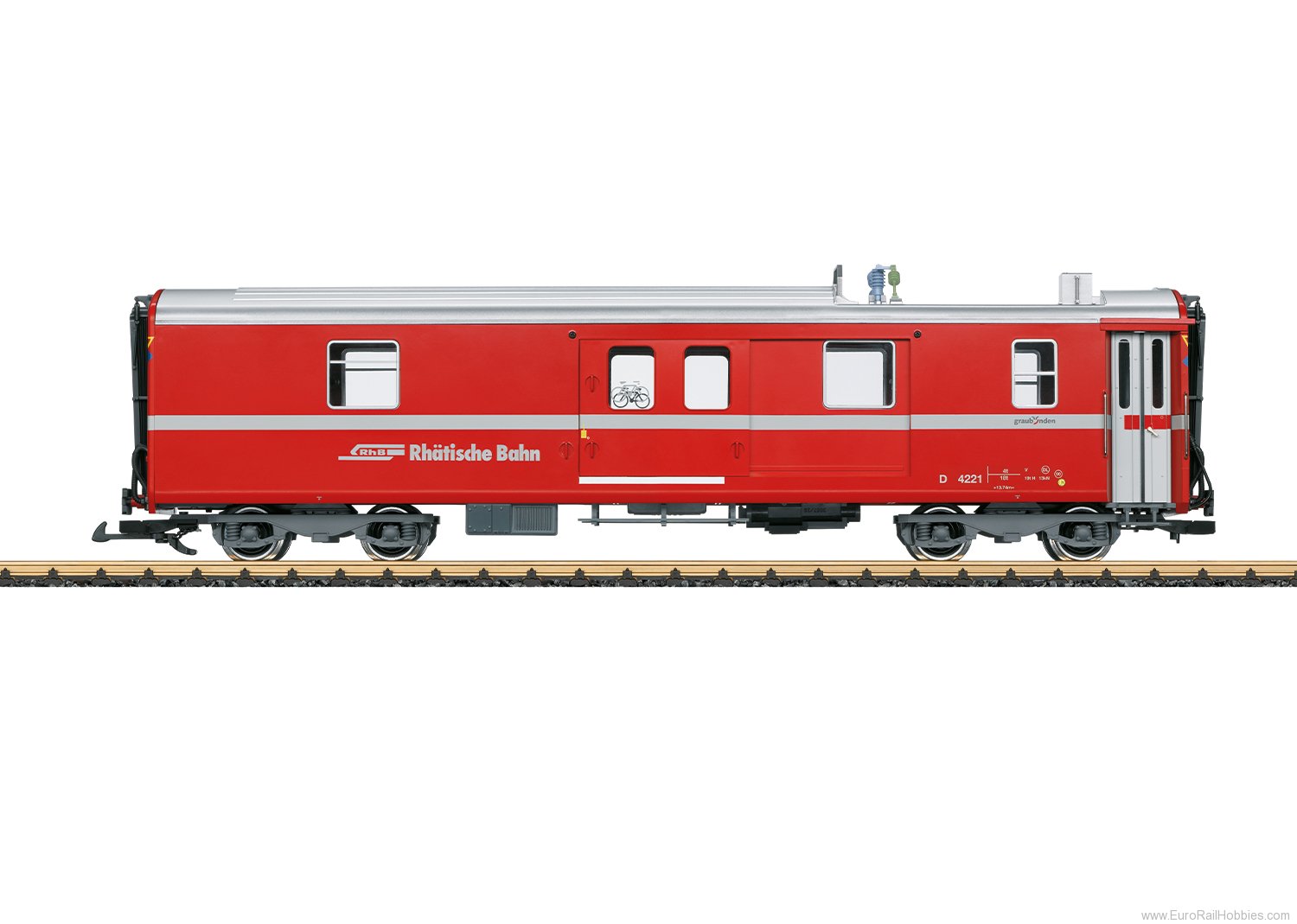 LGB 30693 RhB Baggage Car