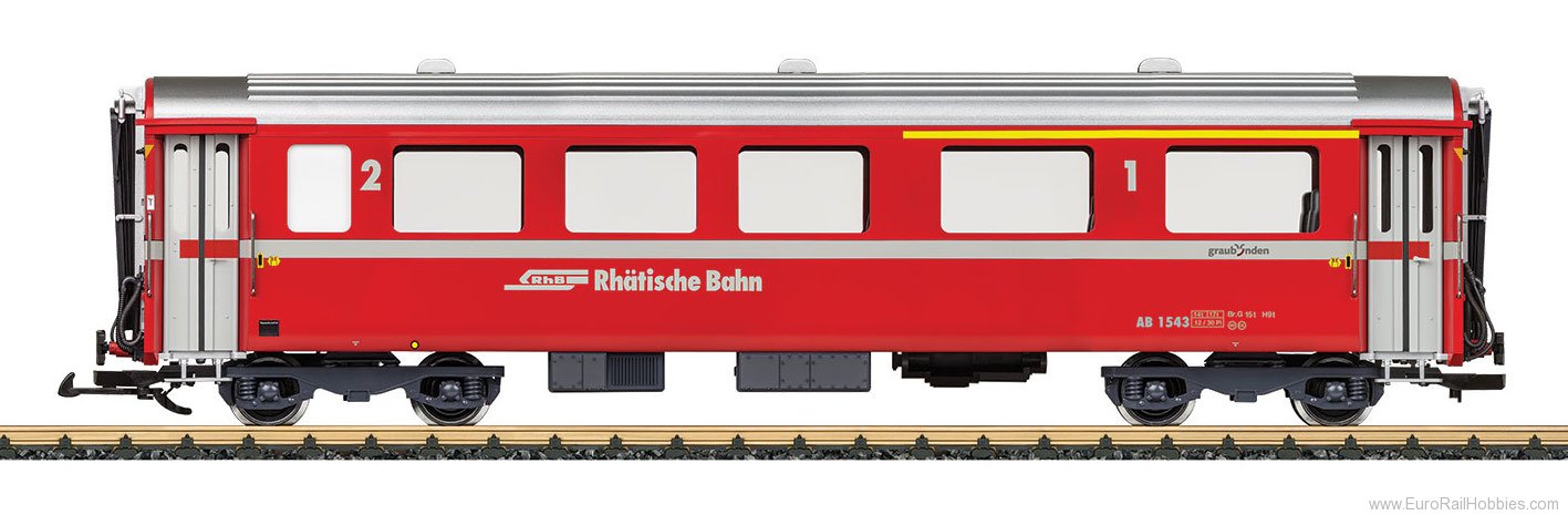 LGB 31679 RhB Express Train Passenger Car, 1st/2nd Clas