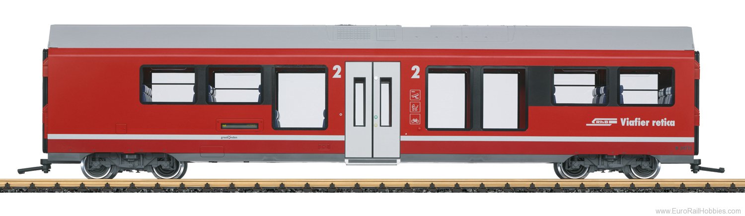 LGB 33150 RhB Intermediate Car for the Class ABe 4/16 C