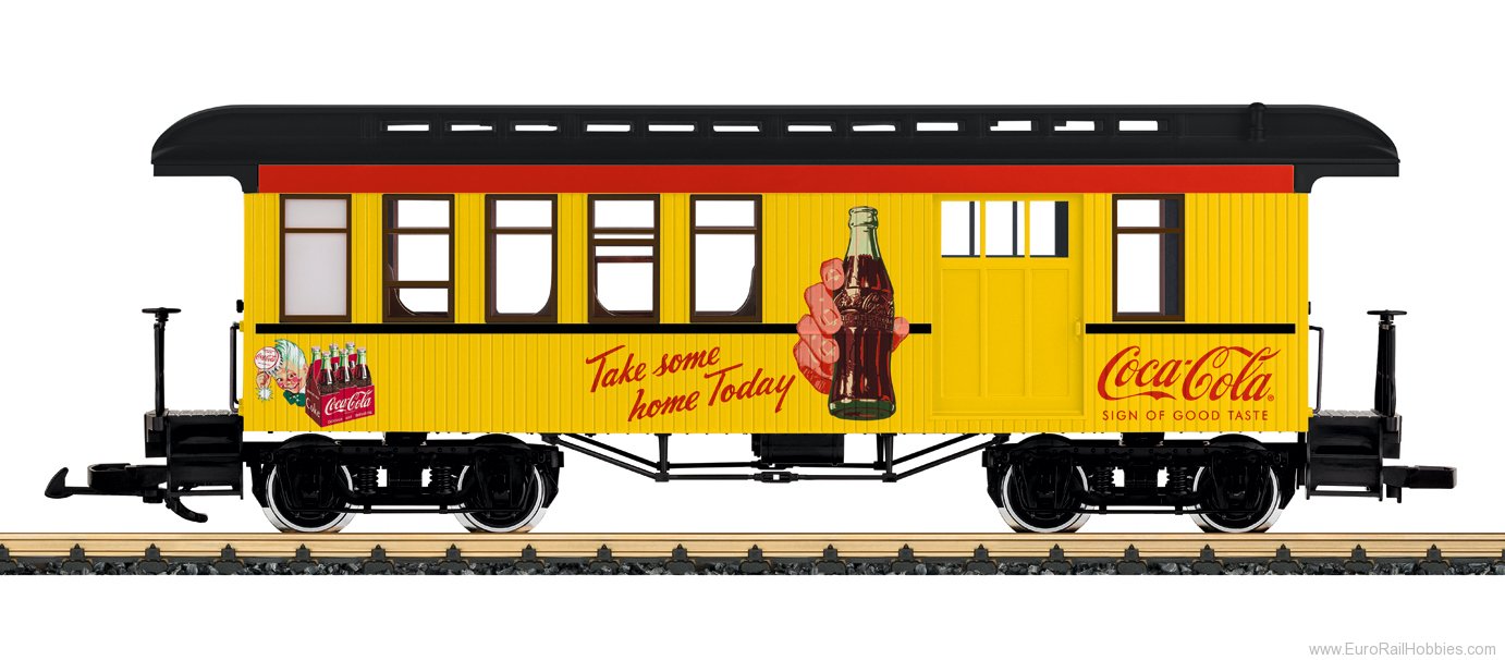 LGB 36818 LGB Coca ColaÂ® Half Baggage Coach