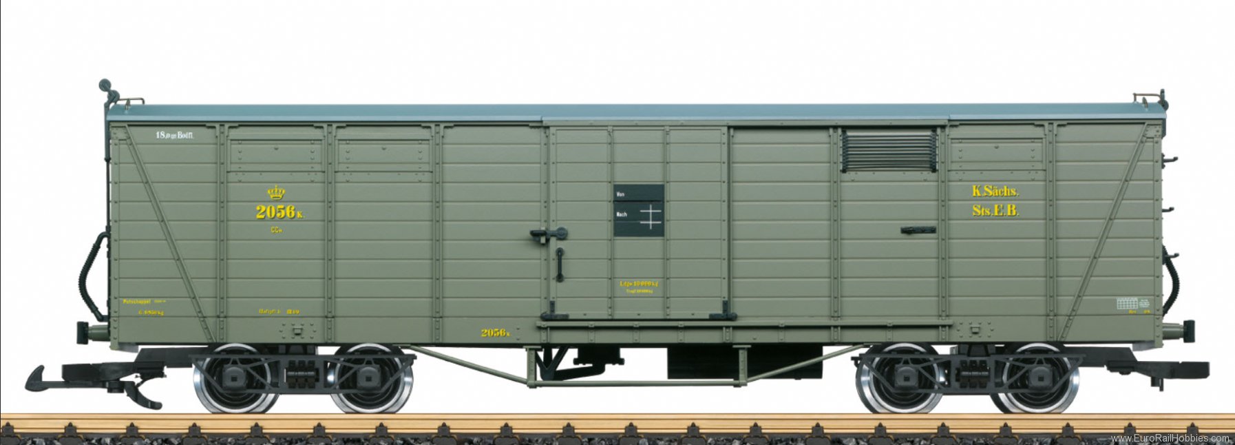 LGB 43600 SOEG Type GGw Boxcar (All New Tooling!)