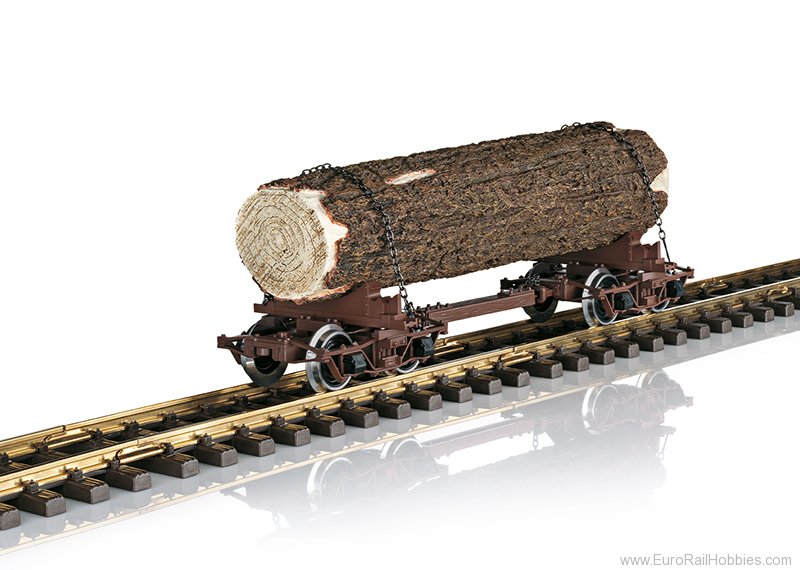 LGB 46775 LGB - Log Transport Car w/Log Load