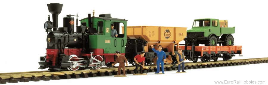 LGB 72403 Work Train Start Set, 120V (Factory Sold Out)