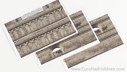 MBZ Thomas Oswald 20205 Set Natural Stone Arcade and Walls