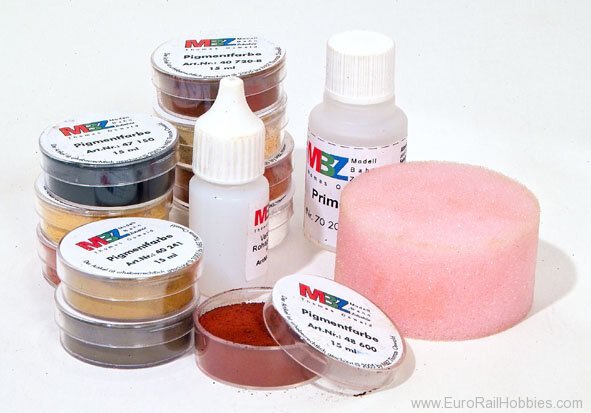 MBZ Thomas Oswald 72217 Pigment Paint (10) Set with primer and sponge