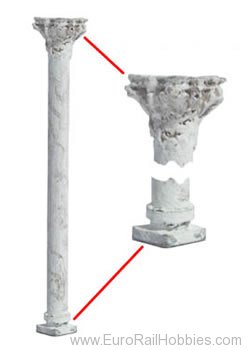 MBZ Thomas Oswald 80055 Base and Capital for Pillars (4pieces)