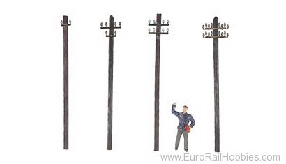 MBZ Thomas Oswald 90105 Telegraph Pole with 2 Isolators