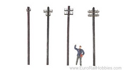 MBZ Thomas Oswald 90107 Telegraph Pole with 8 Isolators