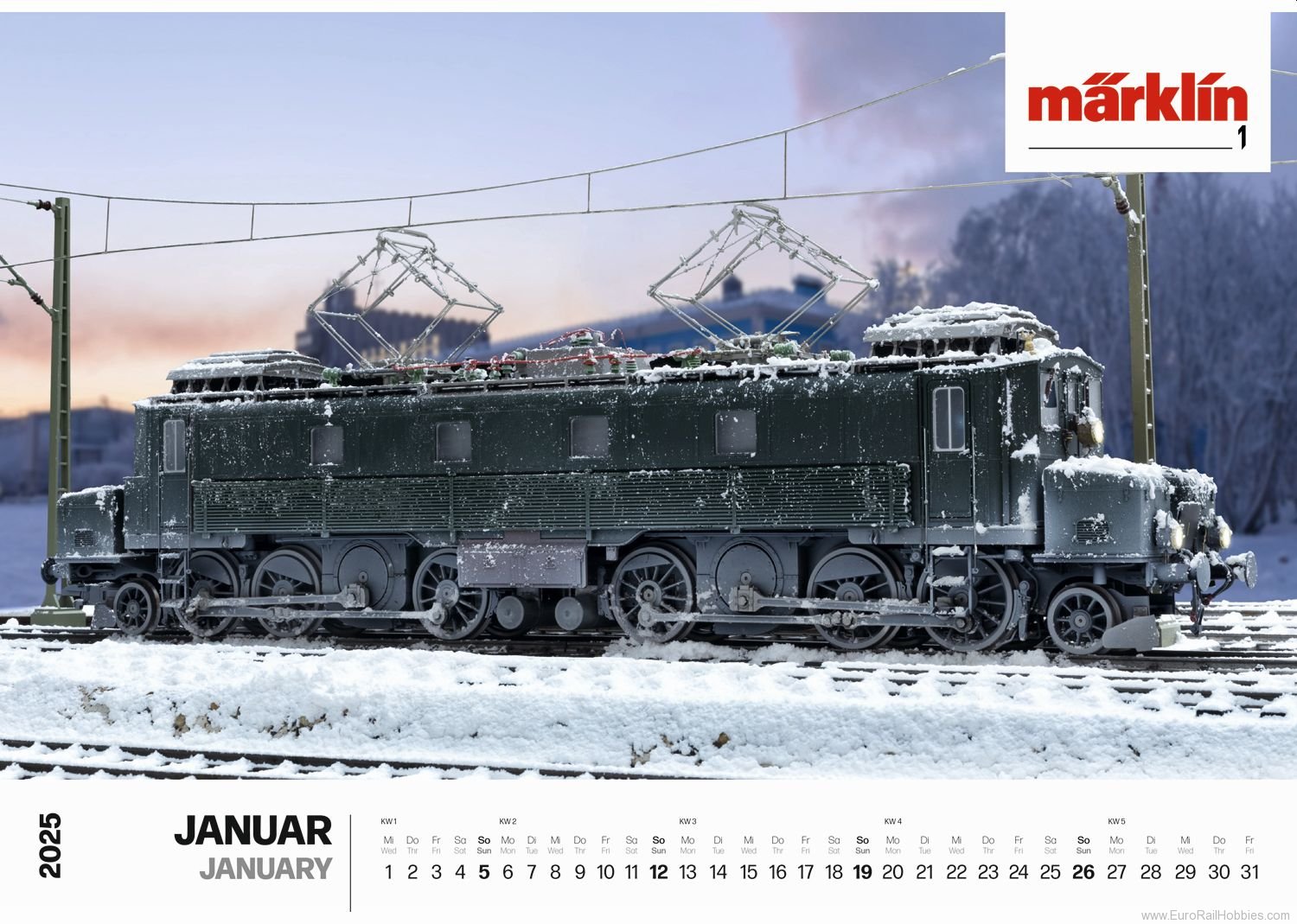 Marklin 19725 2025 Marklin/Trix Calendar