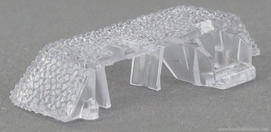 Marklin 20199 C Track End Piece with Track (TRANSPARENT) Ro