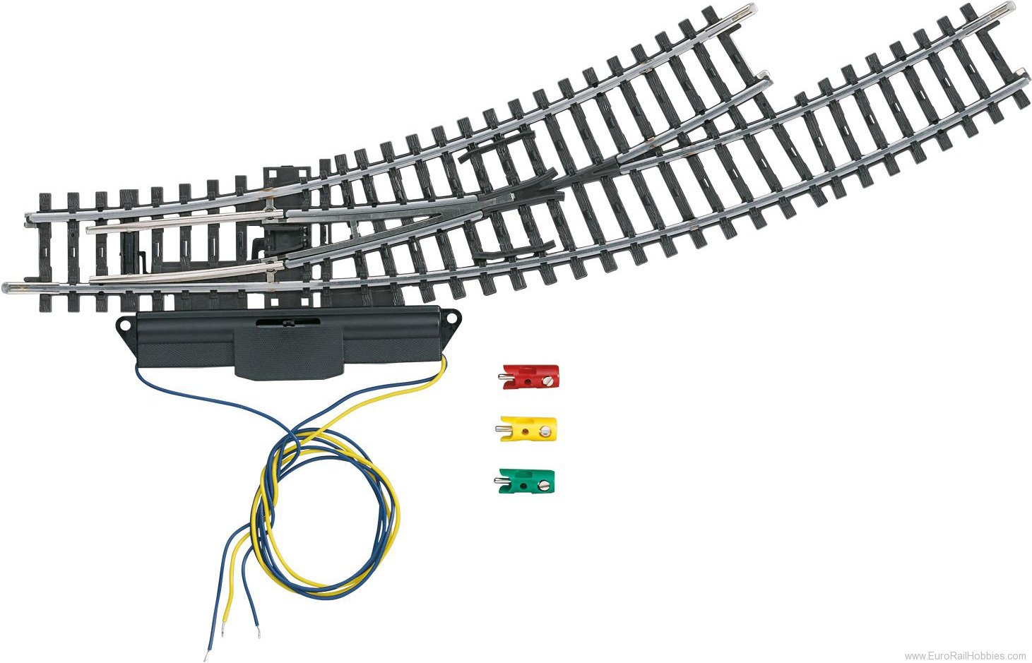 Marklin 2268 K TRACK ELECTRIC LEFT TURNOUT 2/PK