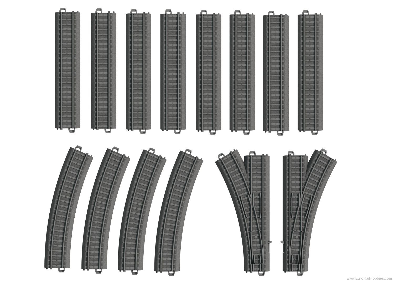 Marklin 23400 Marklin My World - Plastic Track Extension Se