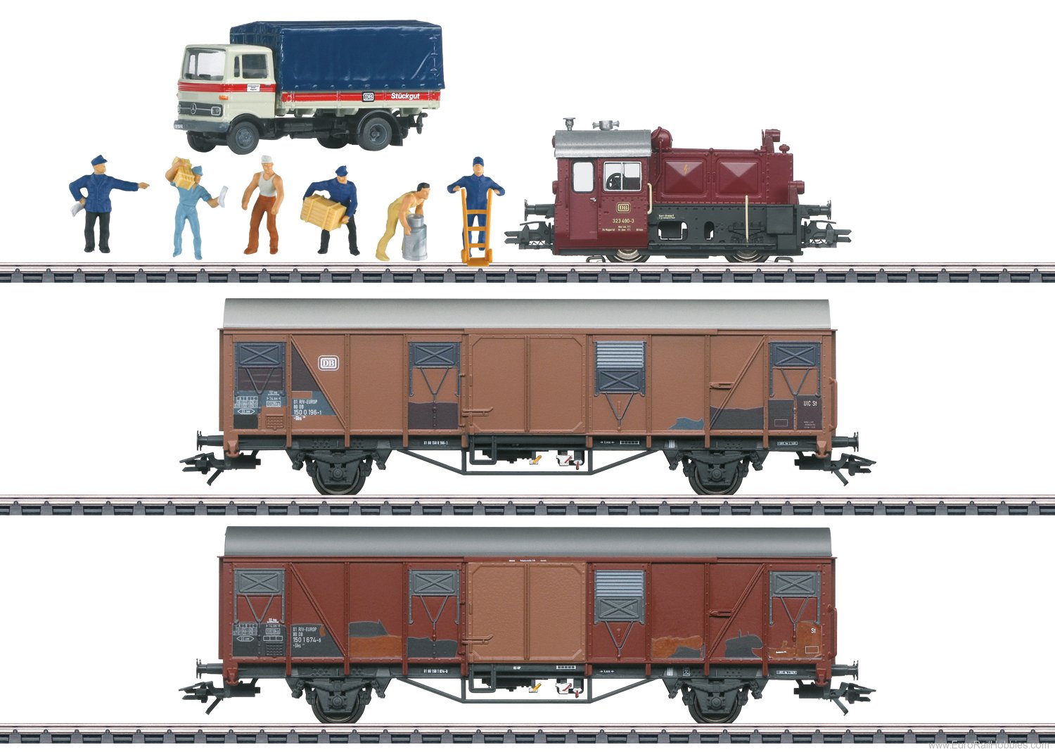 Marklin 26616 DB Less-than-Carload-Lot Train Set (MFX+ w/So
