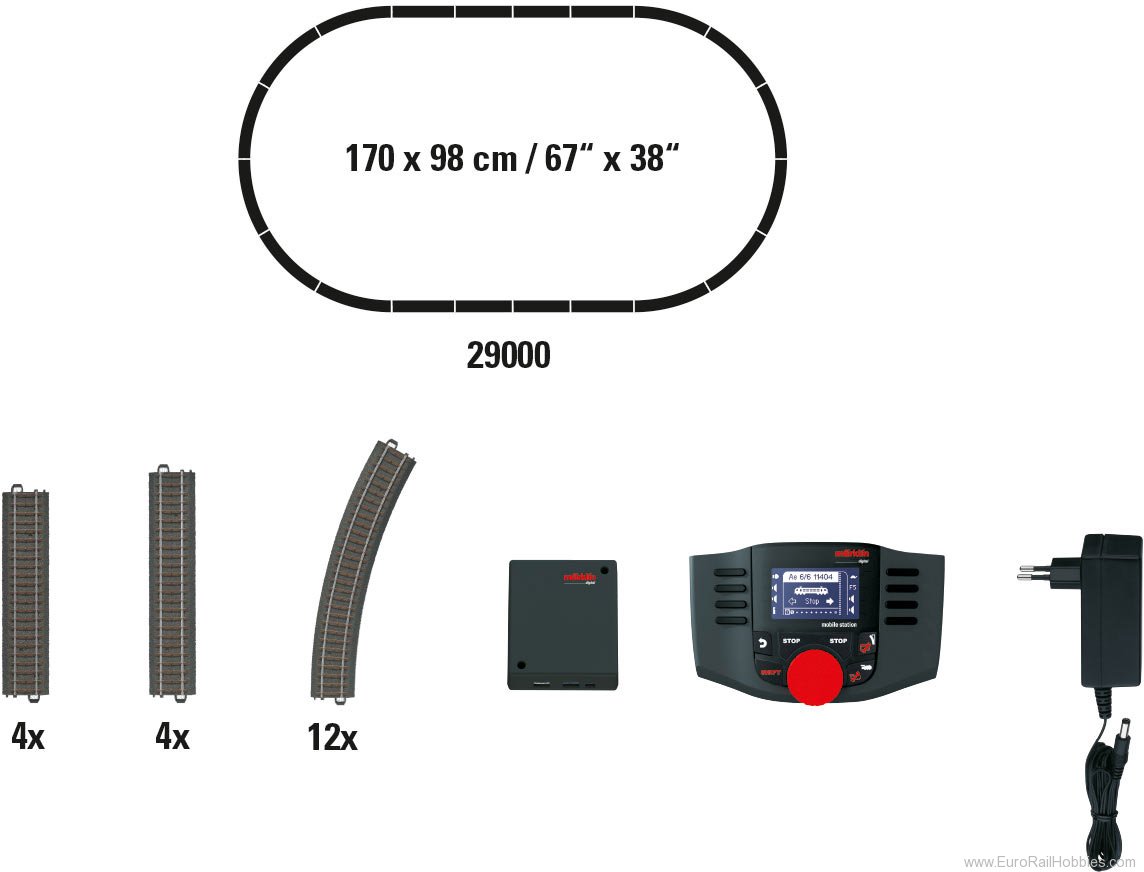 Marklin 29000 A Digital Start Set 120/230 Volts            