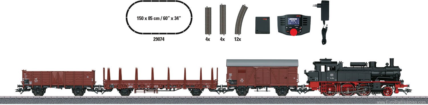 Marklin 29074 Era III Freight Train Digital Starter Set (Fa