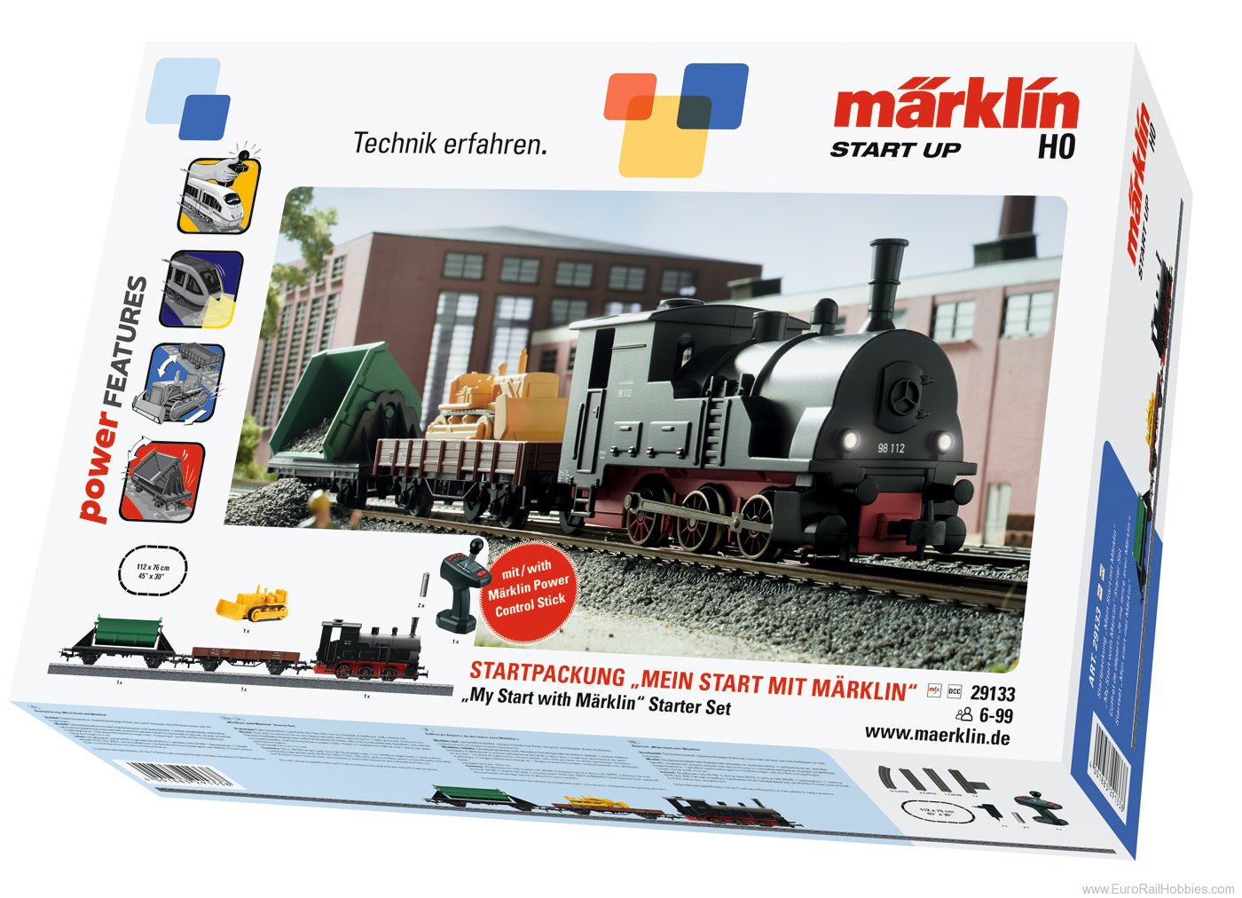 Marklin 29133 Marklin Start Up Digital Steam Starter Set