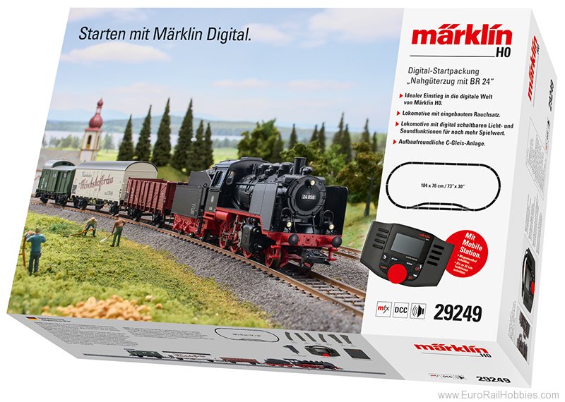 Marklin 29249 DB Class 24 Short Haul Freight Train Starter 