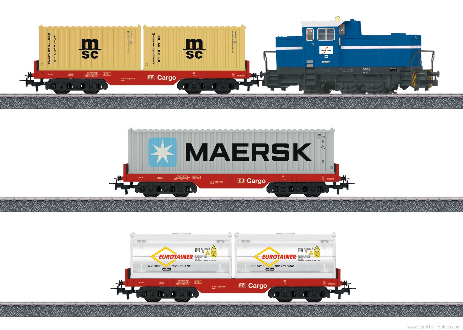 Marklin 29453 Marklin Start up Diesel Container Train Start