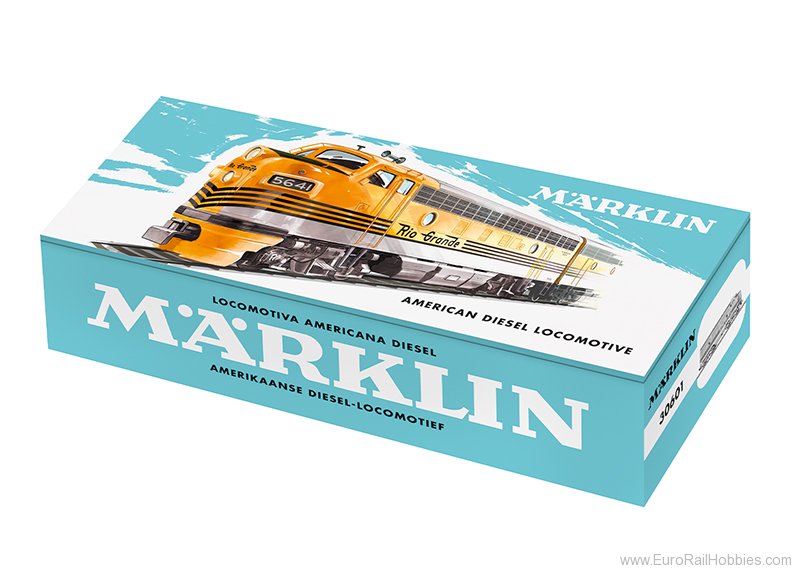 Marklin 30601 American Rio Grande F7 Diesel Electric Locomo