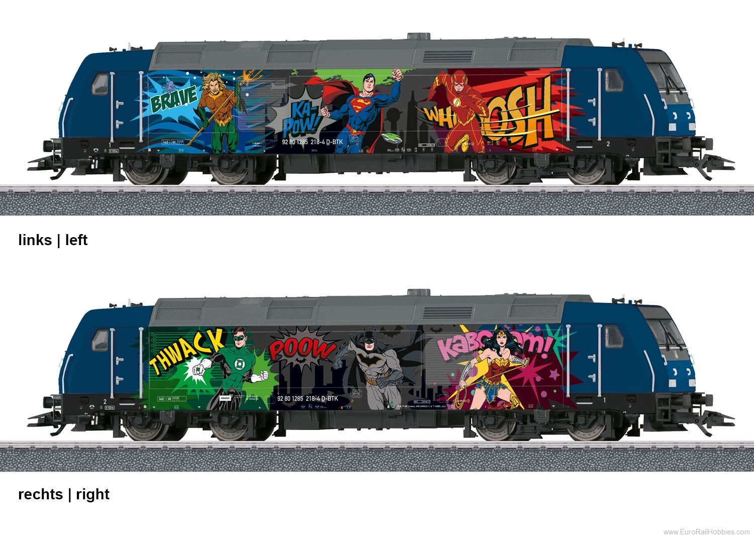 Marklin 36656 Super Heroes Diesel Locomotive (MFX Sound)