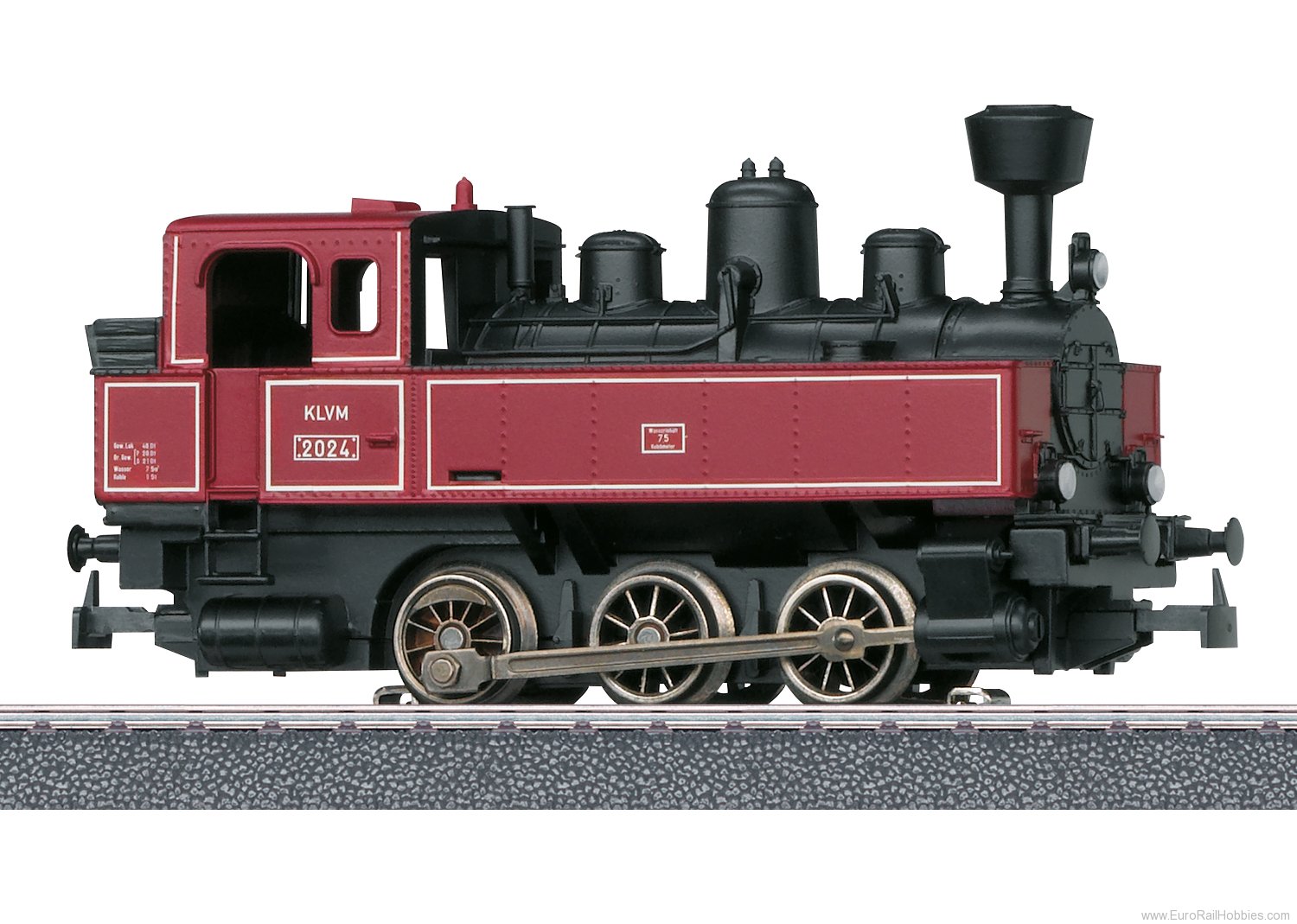 Marklin 36873 KLVM Tank Locomotive Red/Black (MFX Decoder)