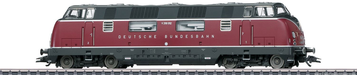 Marklin 37806 DB cl V 200.0 Diesel Locomotive, MFX+ w/Sound