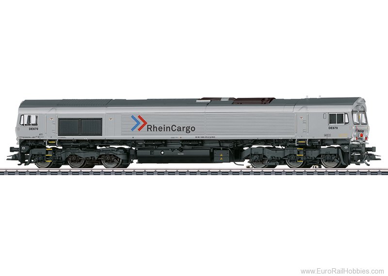 Marklin 39072 RheinCargo Class 66 Diesel Locomotive, MFX+ w