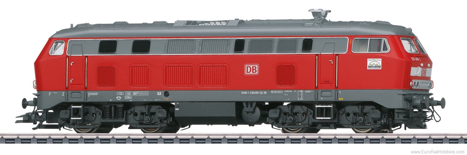 Marklin 39216 DB-AG Class 218 Diesel Locomotive (MFX+ w/Sou