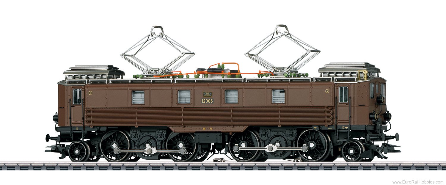 Marklin 39510 SBB Serie Be 4/6, Brown Electric Locomotive (