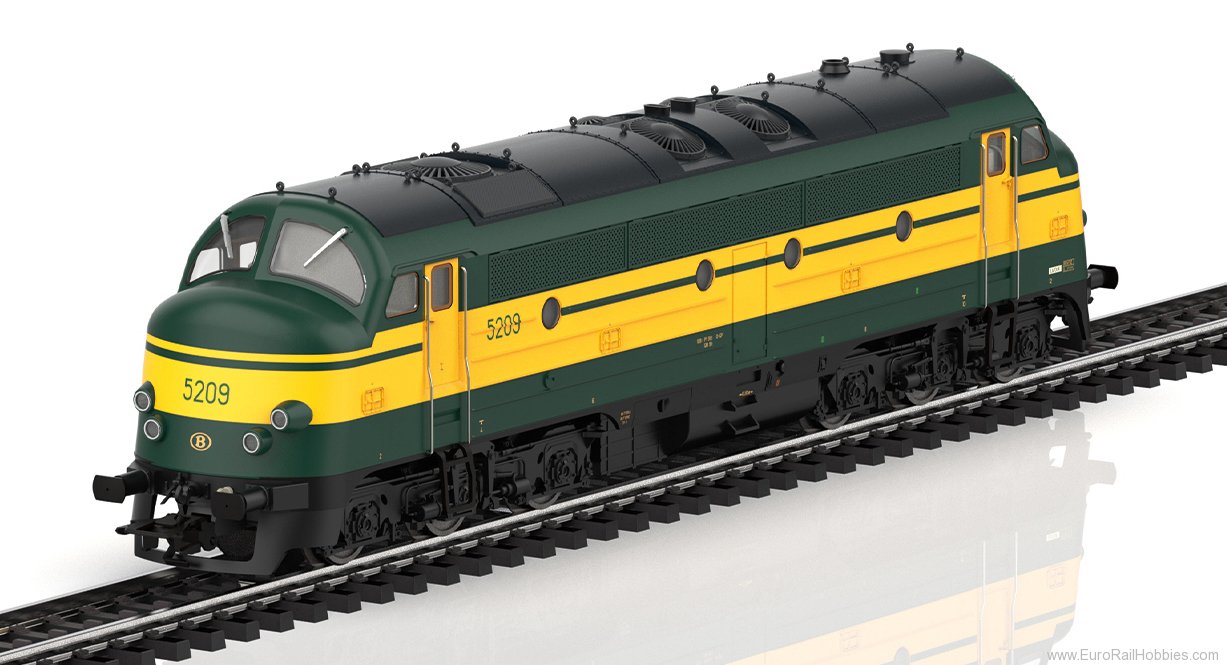 Marklin 39679 SNCB Class 52 Diesel Locomotive (MFX+ w/Sound