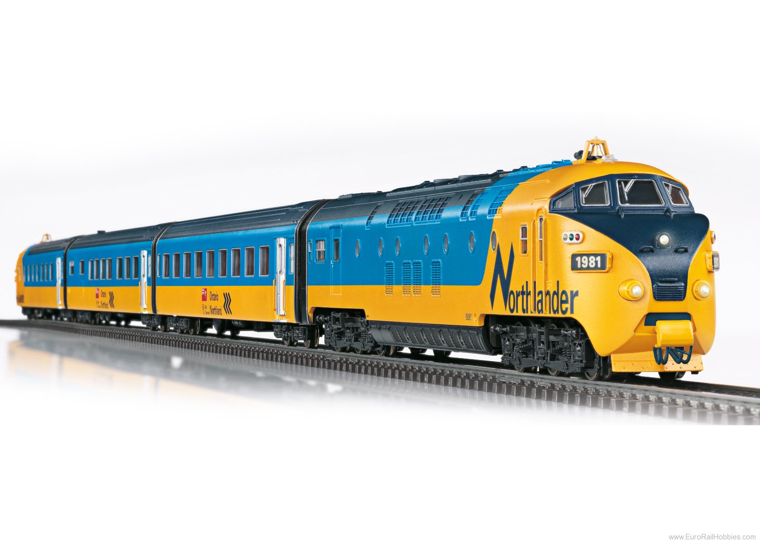 Marklin 39705 'Northlander' Diesel Powered Train MFX+ w/Sou