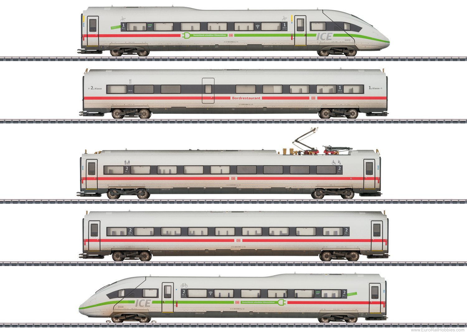 Marklin 39717 DB AG ICE 4 412/812 Powered Railcar Train MFX