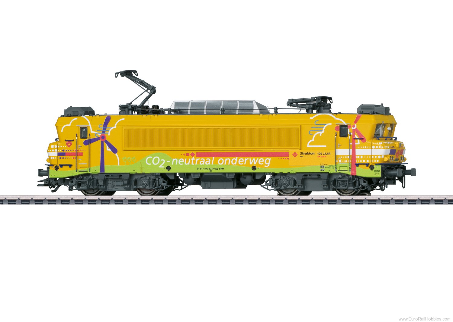 Marklin 39721 Strukton Electric Locomotive Rd.No.1824 (MFX+