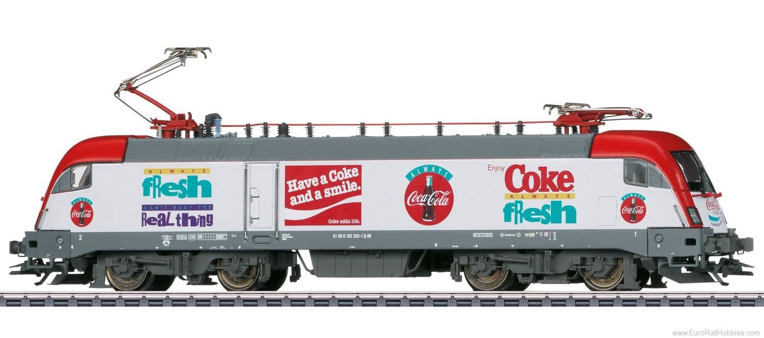 Marklin 39829 DB AG Class 182 Electric Locomotive 'Coca-Col