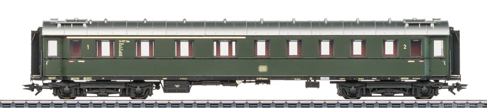 Marklin 42510 DB 1st/2nd Class Type AB4Ã¼-29 Passenger Co