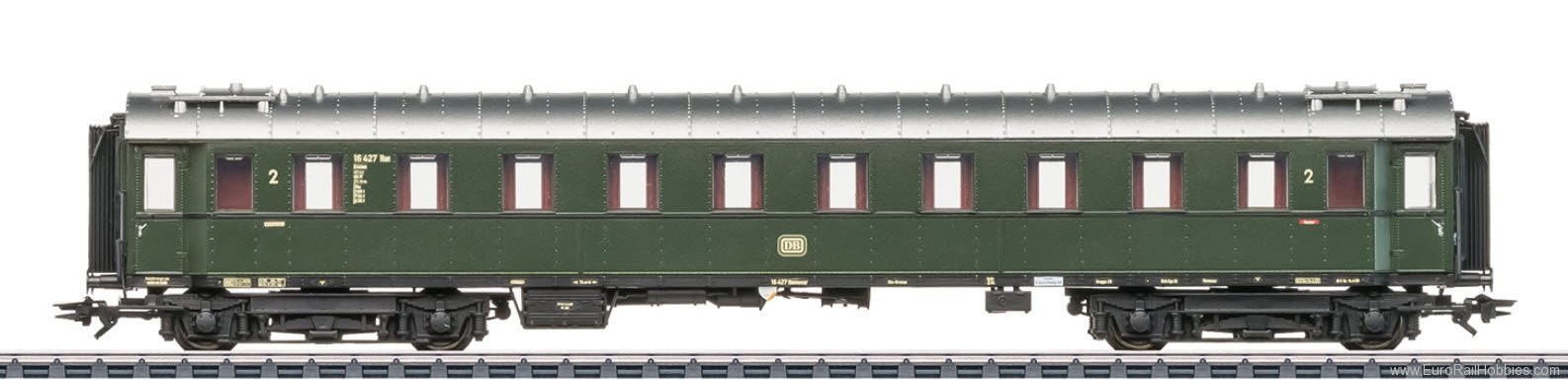 Marklin 42520 DB 2nd Class Type B4Ã¼-28 Passenger Coach