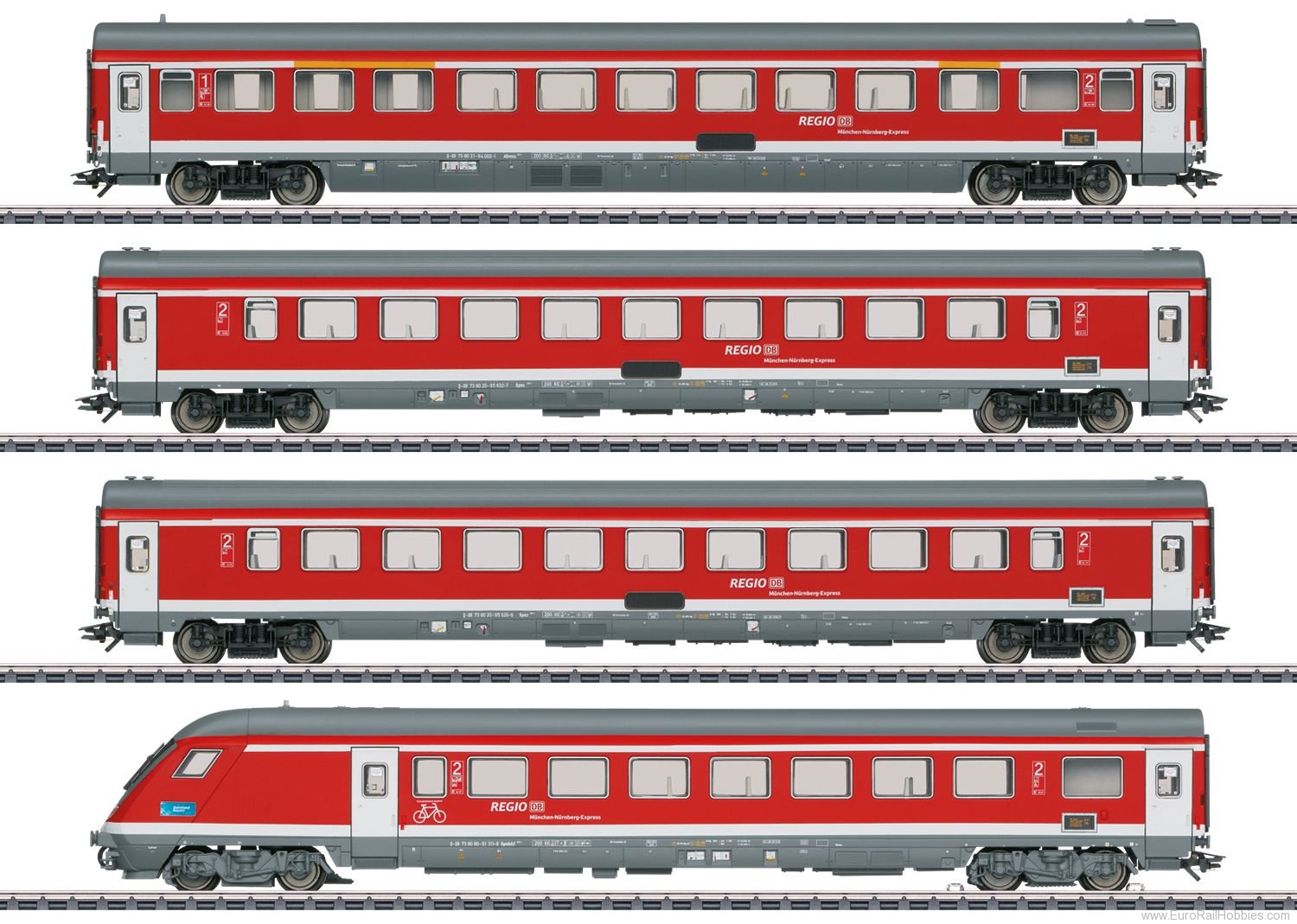 Marklin 42988 DB AG Munich-Nurnberg Express Passenger Car S