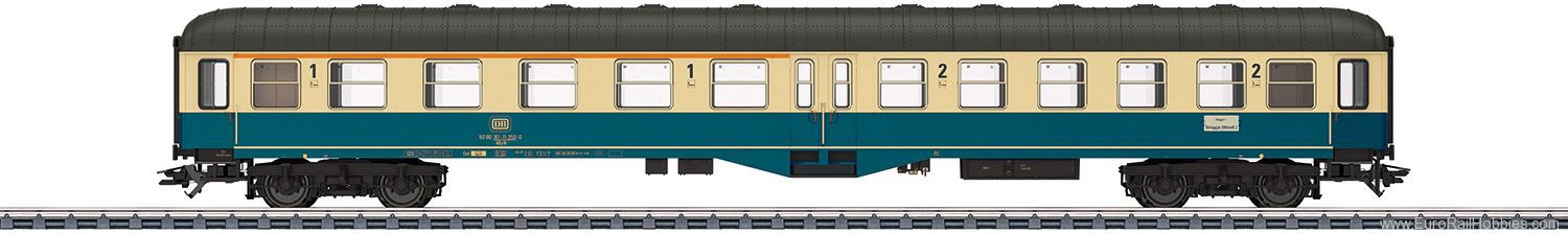 Marklin 43125 DB Passenger Car, 1st/2nd Class w/LED Lightin