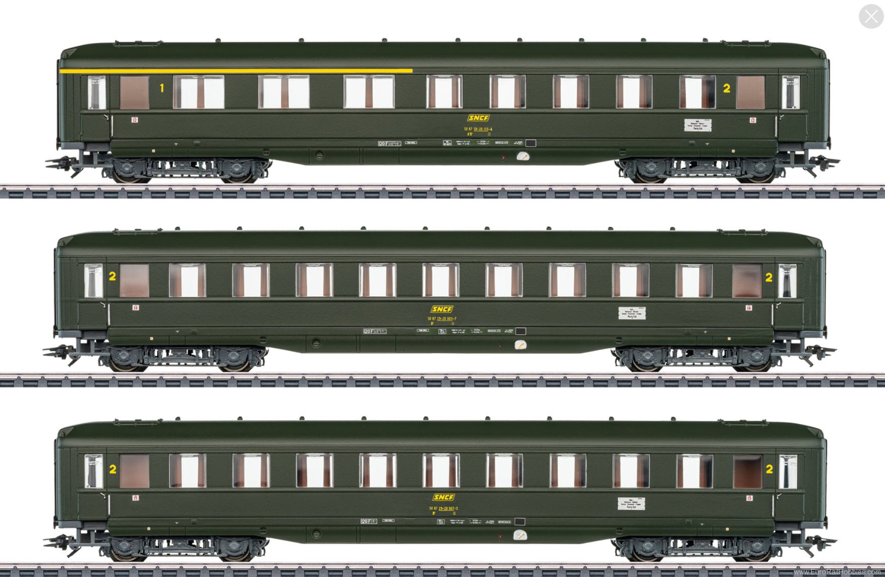 Marklin 43230 SNCF Passenger Car Set
