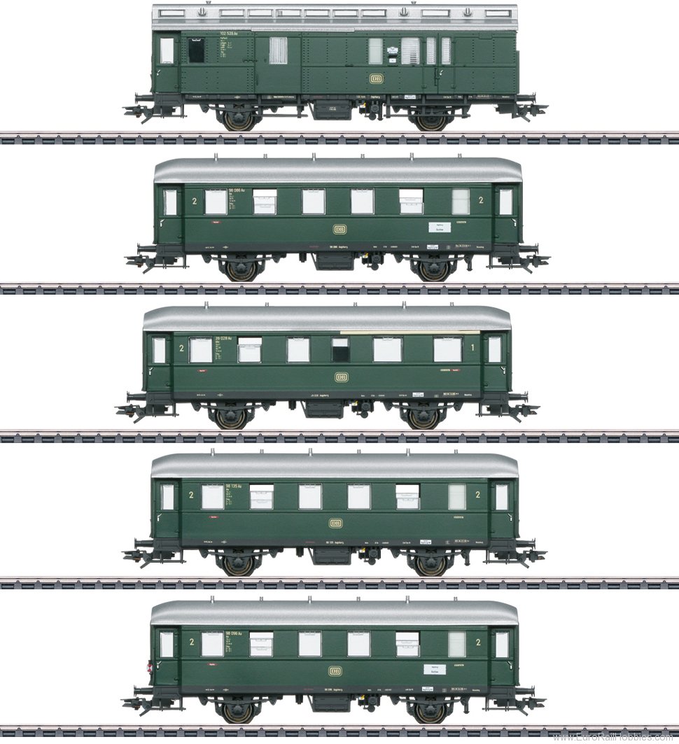Marklin 43353 DB Branch Line Passenger Car Set (MHI Exclusi